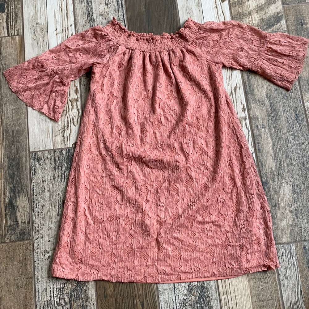 Lace floral dress